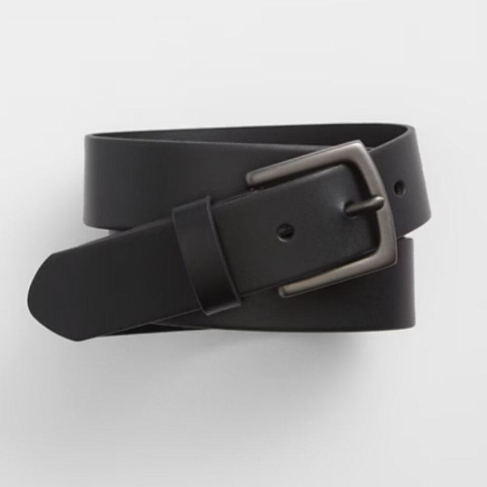 GAP Factory Classic Belt, True Black, 34W, EUC